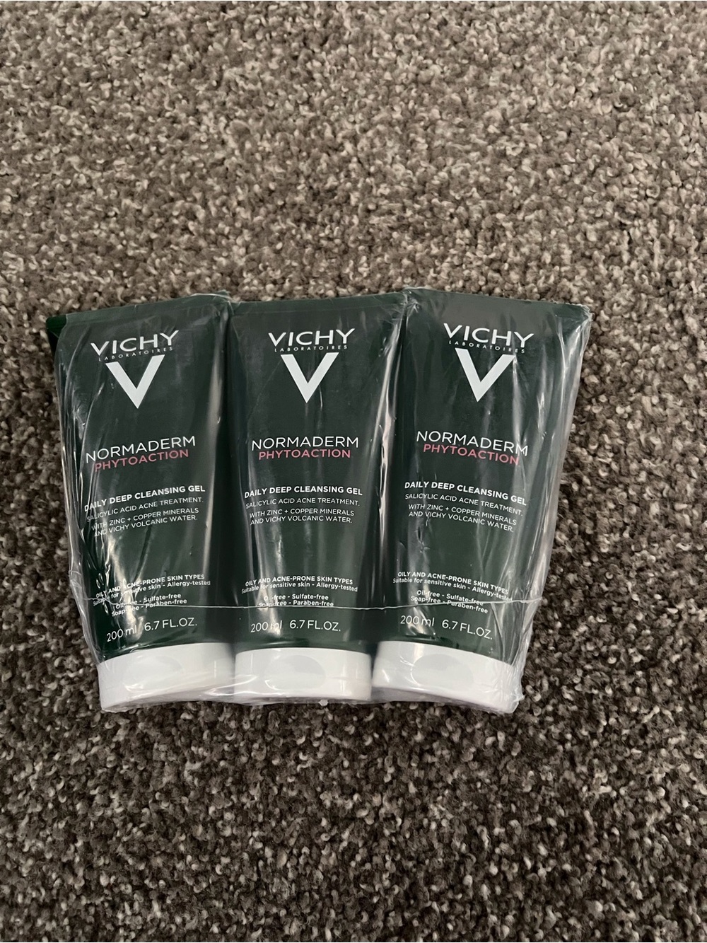 Vichy Normaderm Phytoaction Daily Deep Cleansing Gel 3 pk
